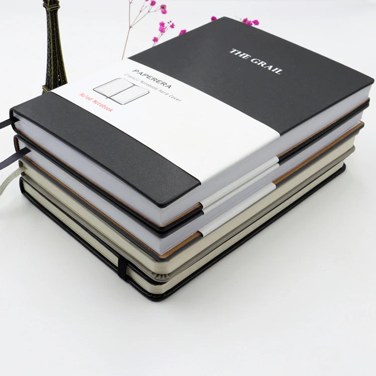 Customizable BENEME Academic Diary A5 A6 B5 Dotted Grid 2025 2026 Elastic Band Pu Leather Hardcover Gift Pocket Planner 100