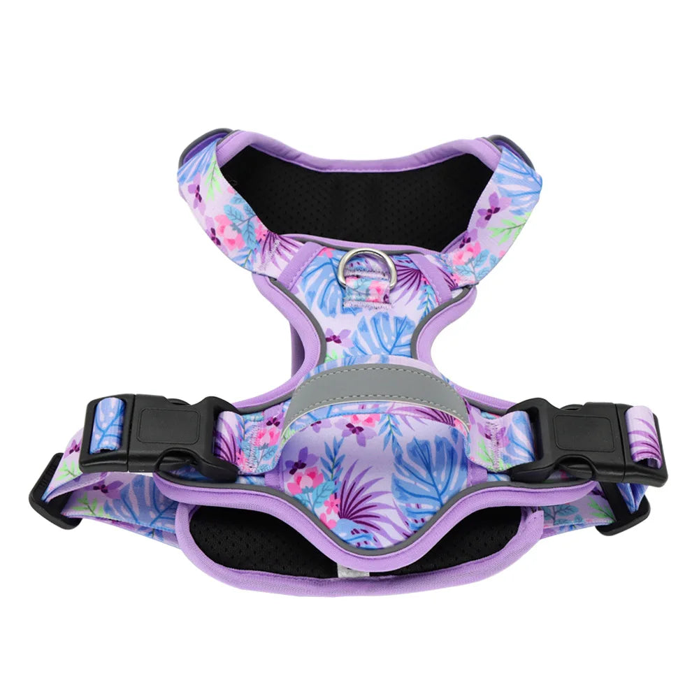 Hot Selling Neoprene Dog Leash Reflective Pet Dog Harness for Big Dog Pet Supplies Tough Trail Pet Harness