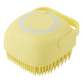 Silicone Body Brush Shower Scrubber With Shower Gel Dispenser Function Soft Bath Massage Exfoliating Cleaning