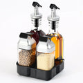 Houseware Seasoning Box Olive Oil and Vinegar Bottle Salt and Pepper Set