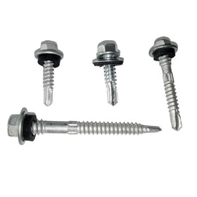 Wholesale Din7504 Steel Hex Flange Dacromet Roofing Self Drilling Wood Screws Metric Measurement System