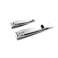 HongStars Carbon Steel Cheap 2pcs Fingernail Clippers Cutters  Small Nail Clipper Big Toenail Clipper Set  With Nail File