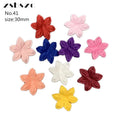 Artificial Flower Petals 30mm Petal Flower for Wedding Homedecor DIY Scrapbook Card Craft Satin Flower Applique