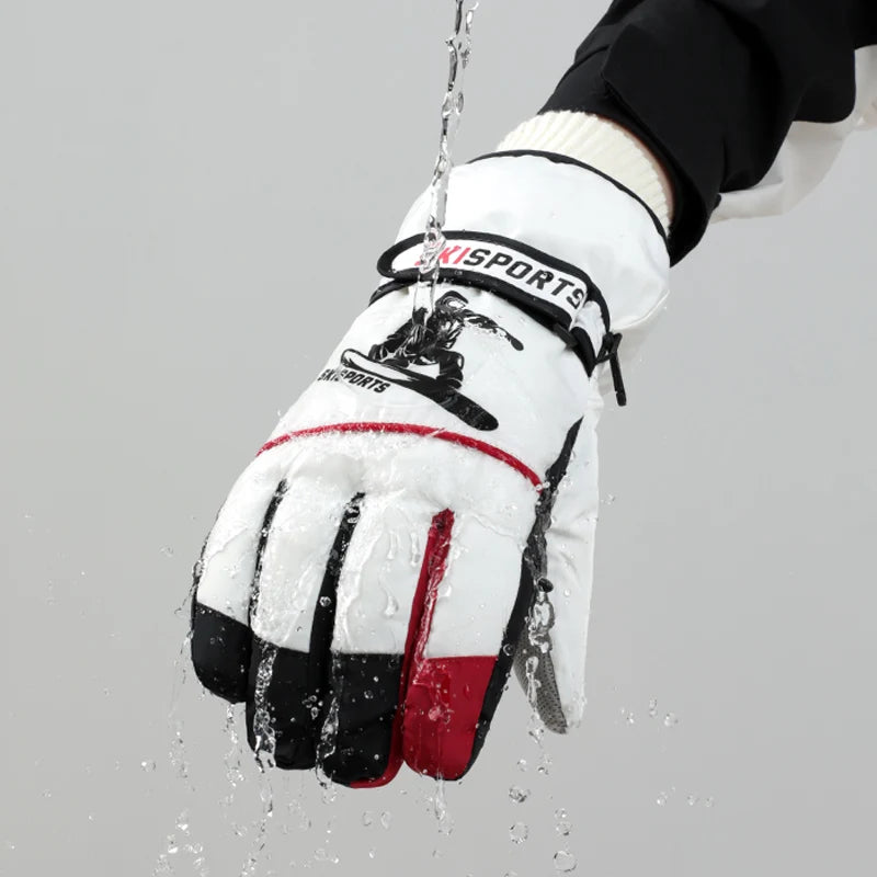 Cheap Windproof Insulated Motorcycle Driving Full Finger Warm Waterproof Sport Winter Man Ski Gloves