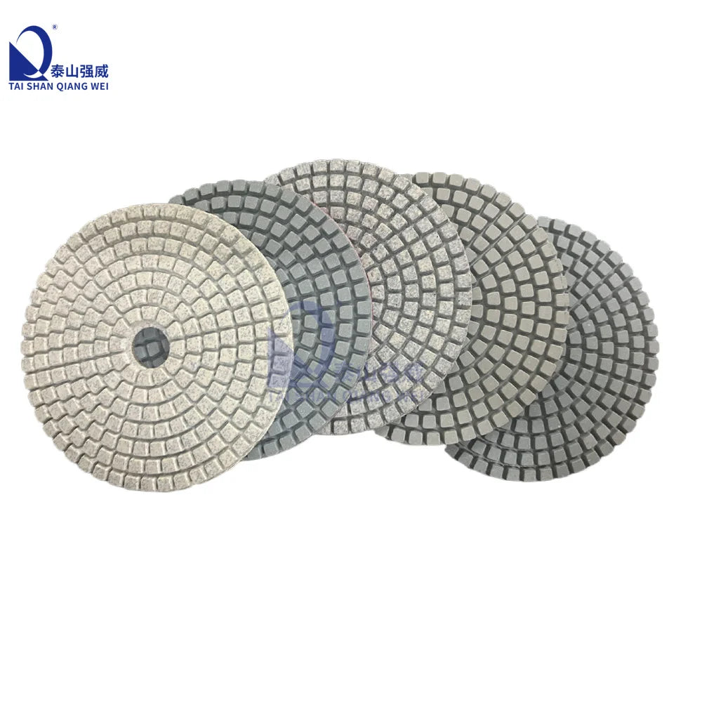Set Packing Wet Diamond Polishing Pads for Concrete Marble and Granite Engineer Stone Quartz