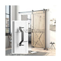 Easy Installation American Style Classical Carbon Steel Barn Door Handle With Screw for Wooden Barn Door Hardware