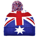 Custom logo Jacquard Pattern Knitted Cute Soft Warm Knit Ski Hats Flag Beanie Hat for Men and Women