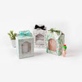 Party Packaging Chocolate Candy Box Favor Gifts Boxes Clear Window Paper Gift Boxes with Handle Ribbon