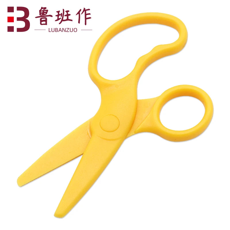 Small Plastic Household Office Children Cartoon Student Scissors