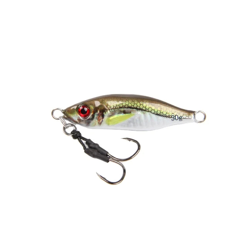 LETOYO Shore Metal Jig 30g 40g Adict 06 Fishing Hard Lure Saltwater 3d Jigs Bait Jigging Casting Isca Artificial