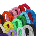 Elastic 1mm Color Thailand Latex Elastic Rope 1mm Red Orange Violet Blue Elastic Cord