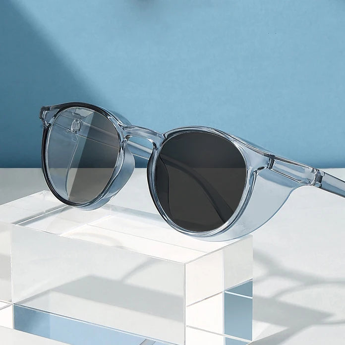 Wzsunray Sunray New Design Changing Color Custom Logo Flexible Round TR90 Flexible Frame PC Lens Blue Light Blocking Glasses