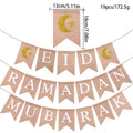 Islamic Muslim RAMADAN Party Decoration Supplies Star Moon Ramadan Eid Mubarak Banner