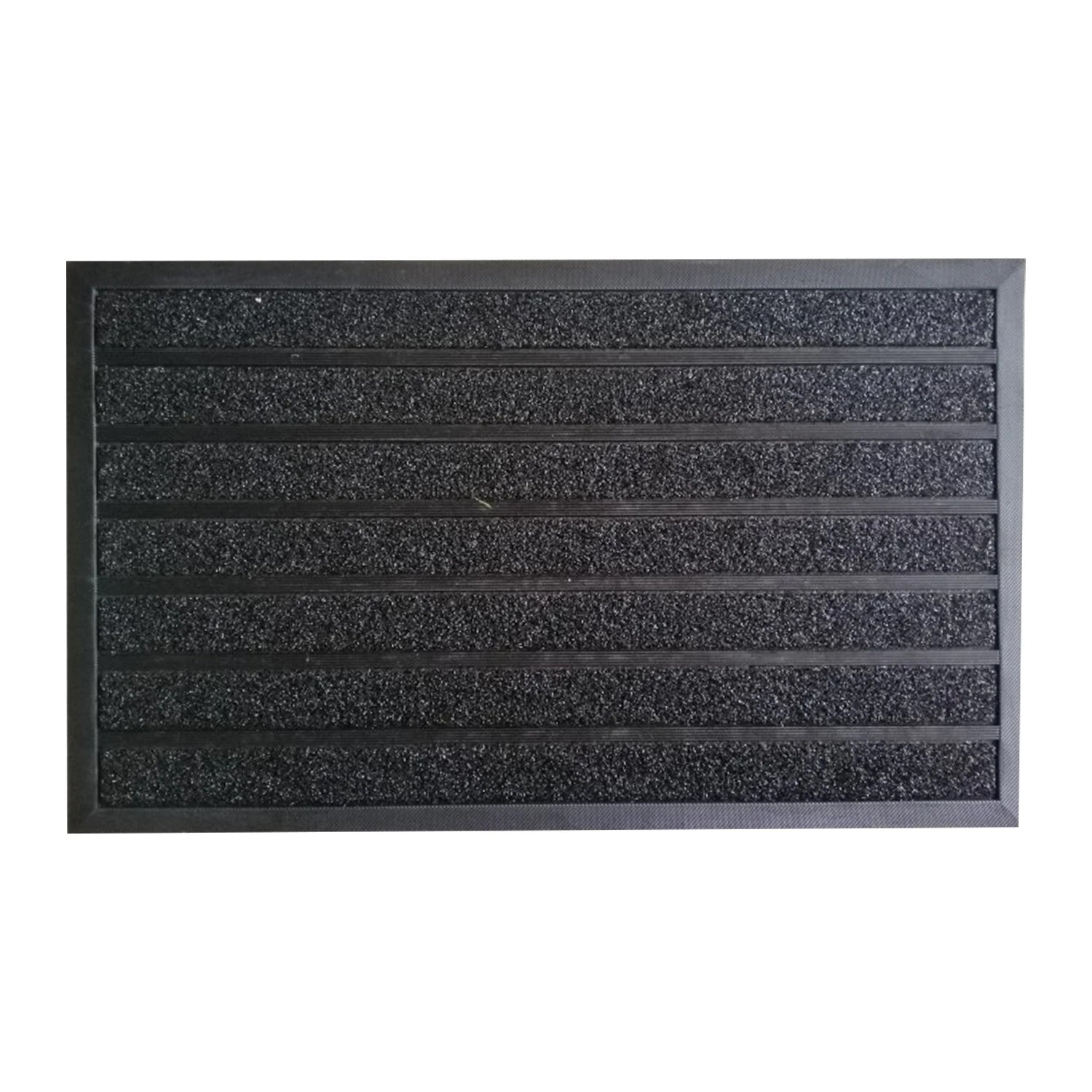 Extra Durable Outdoor Non-slip Waterproof Front Door Mat 30 X 17 Inches Jacquard Loop Pile Washable Rubber Back Cut Grass Design