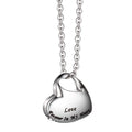 Stainless Steel Ashes Holder Memorial Urn Necklaces Pendant Heart Cremation Keepsake Jewelry Forever in My Heart
