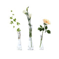 Wholesale Transparent Glass Long Vase Hotel Artificial Arrangements Home Decoration Flower Vases