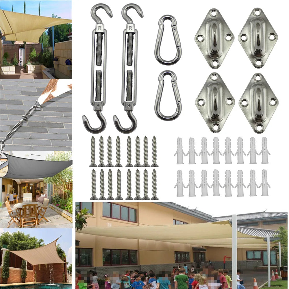 Sun Shade Sail Hardware Kit Accessories Sun Shade Sail Hardware Shade Net Parts