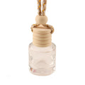 Manufacturer Car Perfume Pendant 8ml Cylindrical Aromatherapy Roller Glass Bottle Customize logo