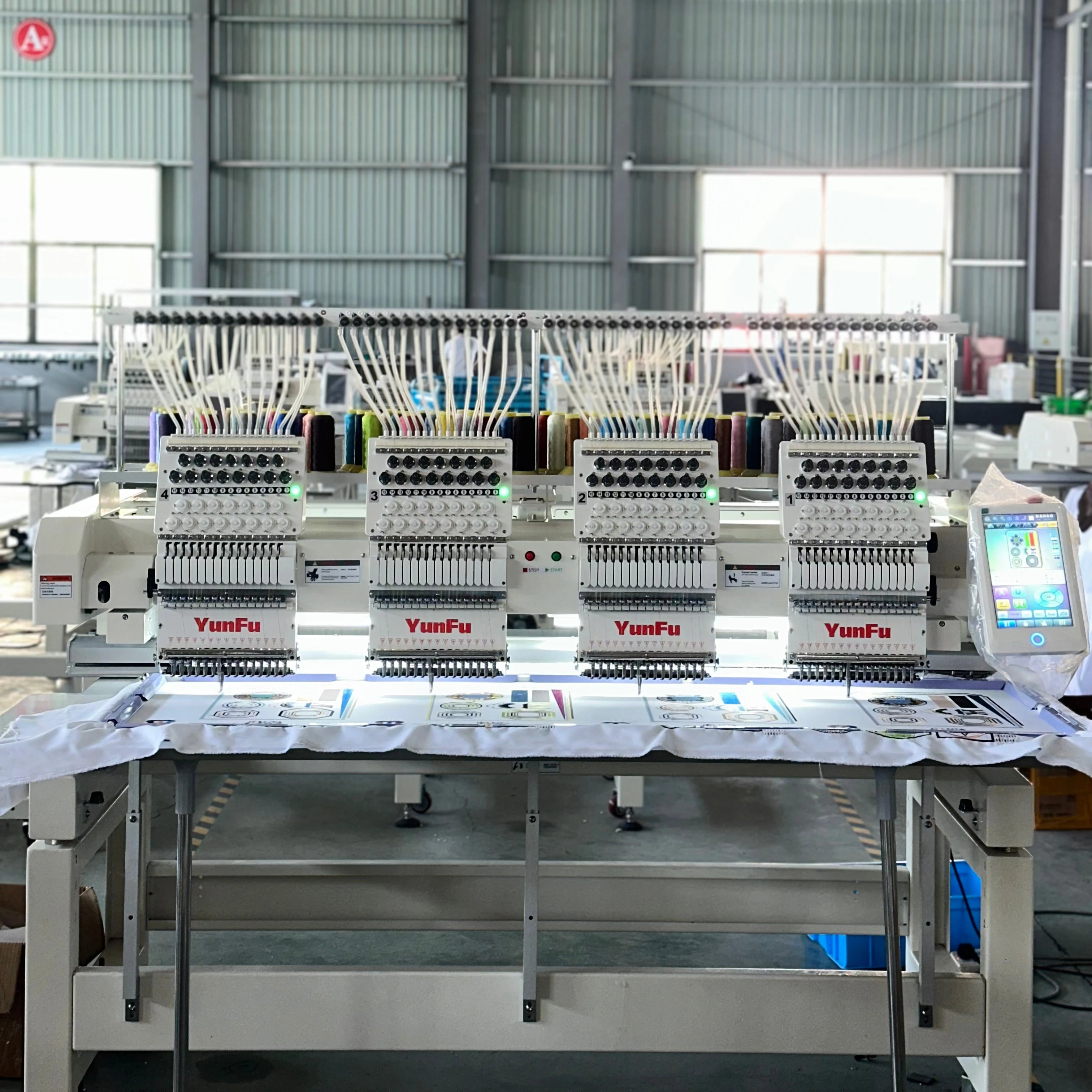 2025 New Innovations Embroidery Sewing Machine 4 Head Computer Flat Embroidery Digital 4 Head  Embroidery Machine