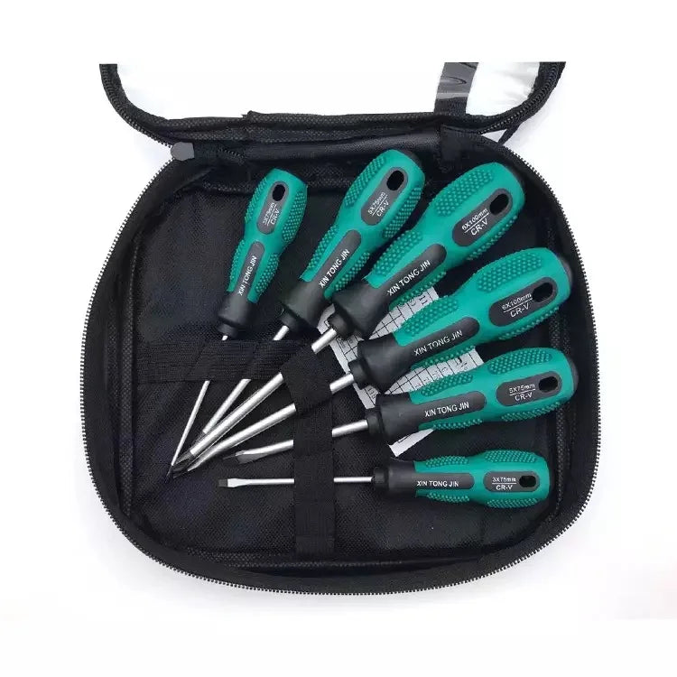 6pcs 7pcs 9pcs Phillips Slotted Screwdriver Hand Tools Kit Magnetic Screwdriver