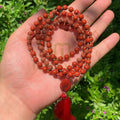 108 Mala 6mm Natural Crystal Beads Yoga Meditation Bracelet Tassel Spiritual DIY Jewelry for Islam Chakra Balancing Prayer Wrap
