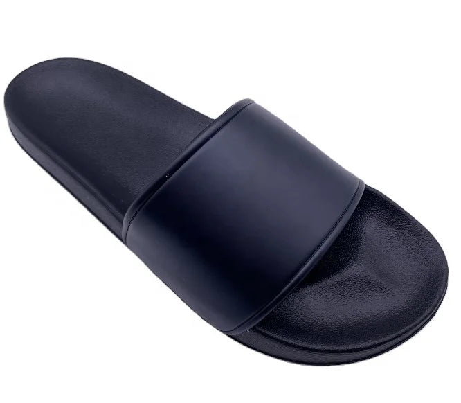 Customizable Light Weight Outdoor Thick Soft EVA PVC Upper Anti-Slip Winter Mules Black Men's Women's