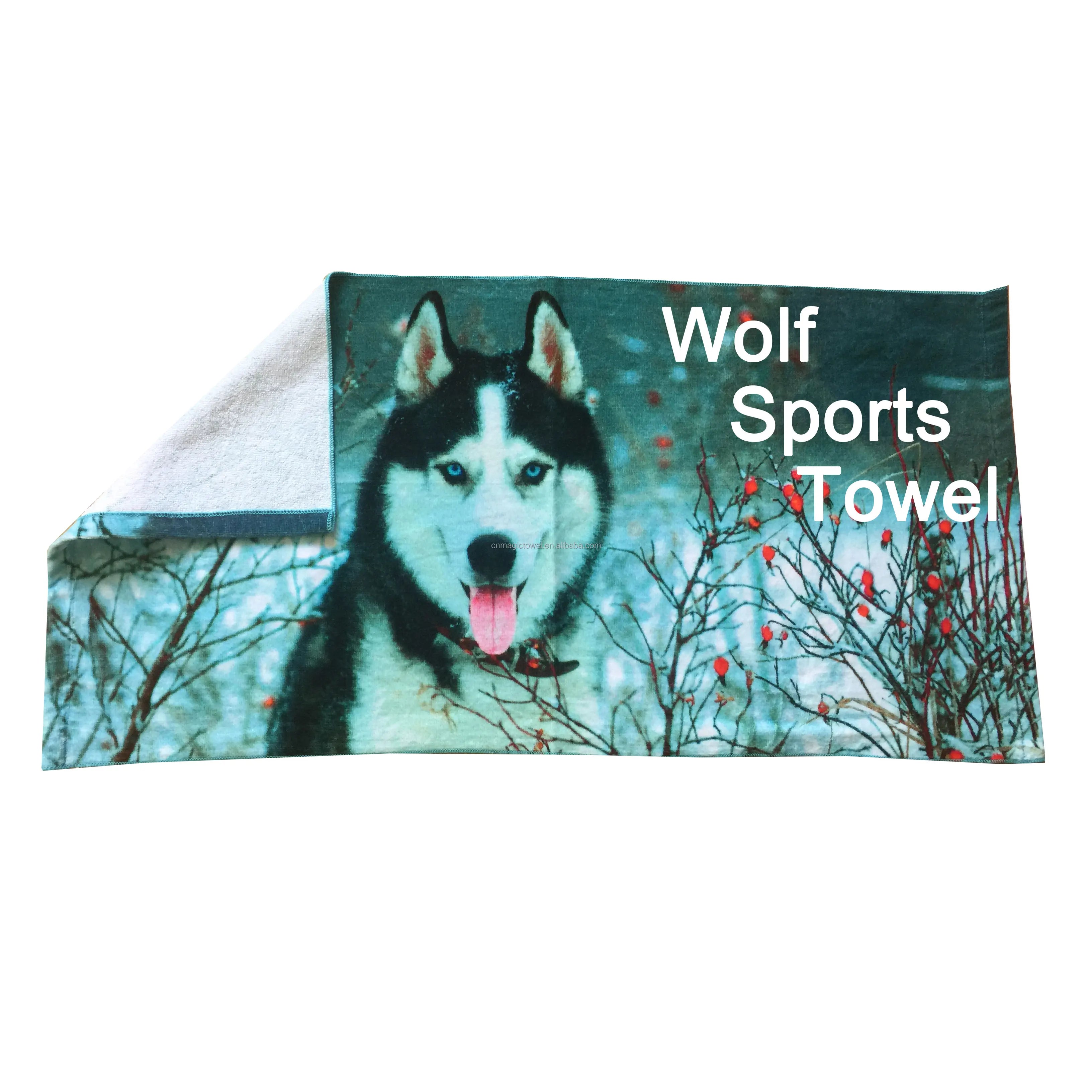 Wholesale Cheap Quick Dry Small MOQ Fast Shipping Sports Gym Custom Printing Golf Towel High Quality Cotton Sports Towel