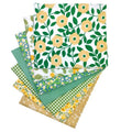 7pcs Eco-Friendly Durable High-quality Cotton Floral Printed Fabric Squares Sewing Patchwork Quilting Scrapbooking Cloth Bundles
