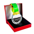 Small Bridge Personalized Logo Customize Crystal Glass Medal Award Faceted Diamond Medals Plaques Stock Metal Trophy Souvenirs