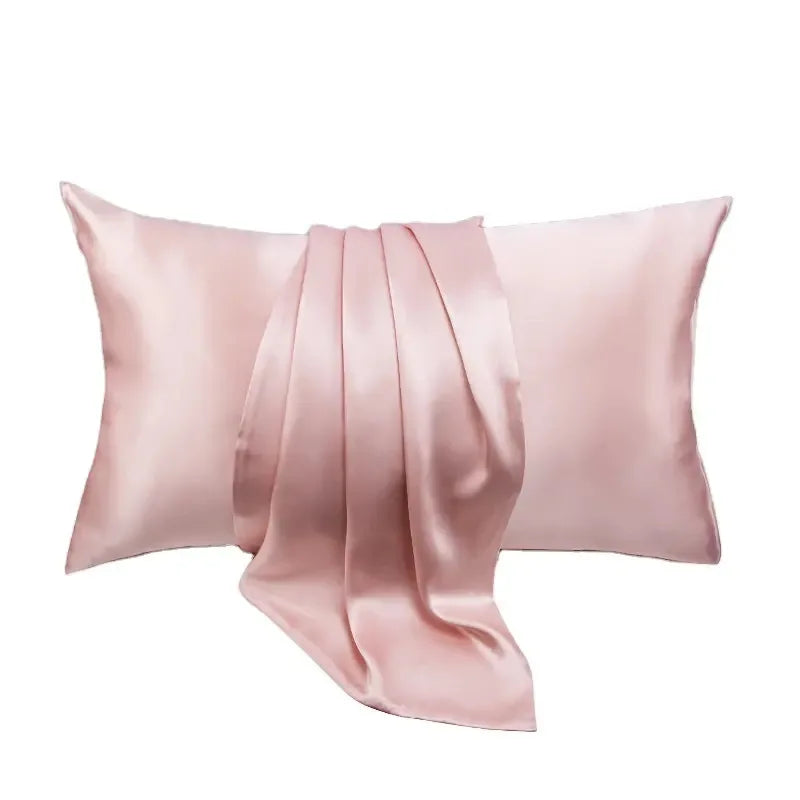16/19mm 100% Pure Mulberry Silk Luxury Pillowcase Envelope Zipper Closure Home & Hospital Use Anti-Dust Mite Anti-Bacteria