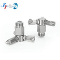 Stainless Steel 360 1/2" Rotating Nozzle High Pressure Tank Cleaning Nozzle Flushing Dust Removal Washing Machine Spray Nozzle