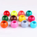 Clear Round Hair Beads for Women Colorful Loc Beads Dreadlocks Accessories for Braids Jewelry-like Hair Accessory