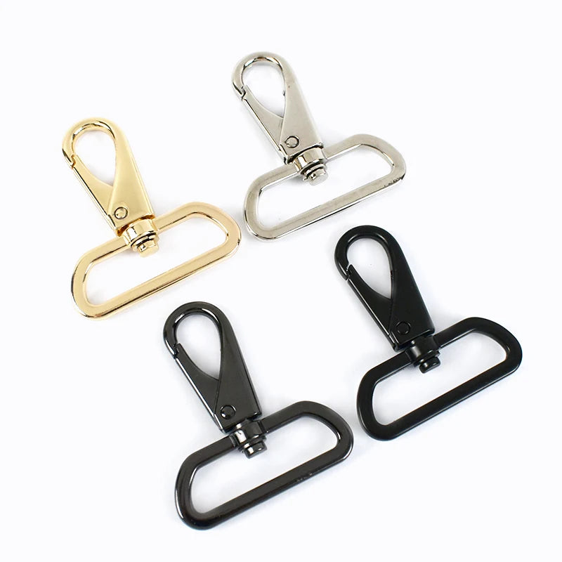 Deepeel BK191 38mm Handbag Hardware Accessories Dog Collar Rotating Clasp Bag Keychain Snap Buckles Metal Swivel Hook