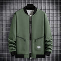 Plus Size 9XL-M Casual Mens Bomber Jackets Solid Fashion Outdoor Windbreaker High Quality Male Baseball Jackets 2023 New Men's