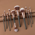 Premium Synthetic Kabuki Foundation Blending Face Powder Blush Eye Shadow Makeup Brushes Professional 10Pcs Make up Brushes Set