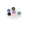 Natural Quartz 2cm Small Seven Chakra Crystal Ball Seven Star Array for Home Decoration