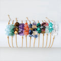 Wholesale Summer Hot Sell Stone Bracelet Fashion Beach Vacation Irregular Raw Stone Weave Personality Jewelry