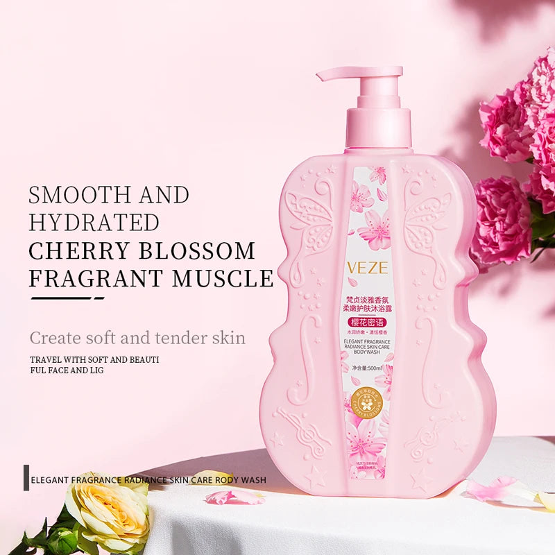 OEM ODM VEZE Body Cream Beauty Sakura Fragrance Deep Nourishing Skin Body Lotion