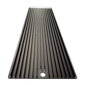 Led Grow Light Board Heatsink 280W Pre -production Screw Hole Led Module Radiator Anodized Black
