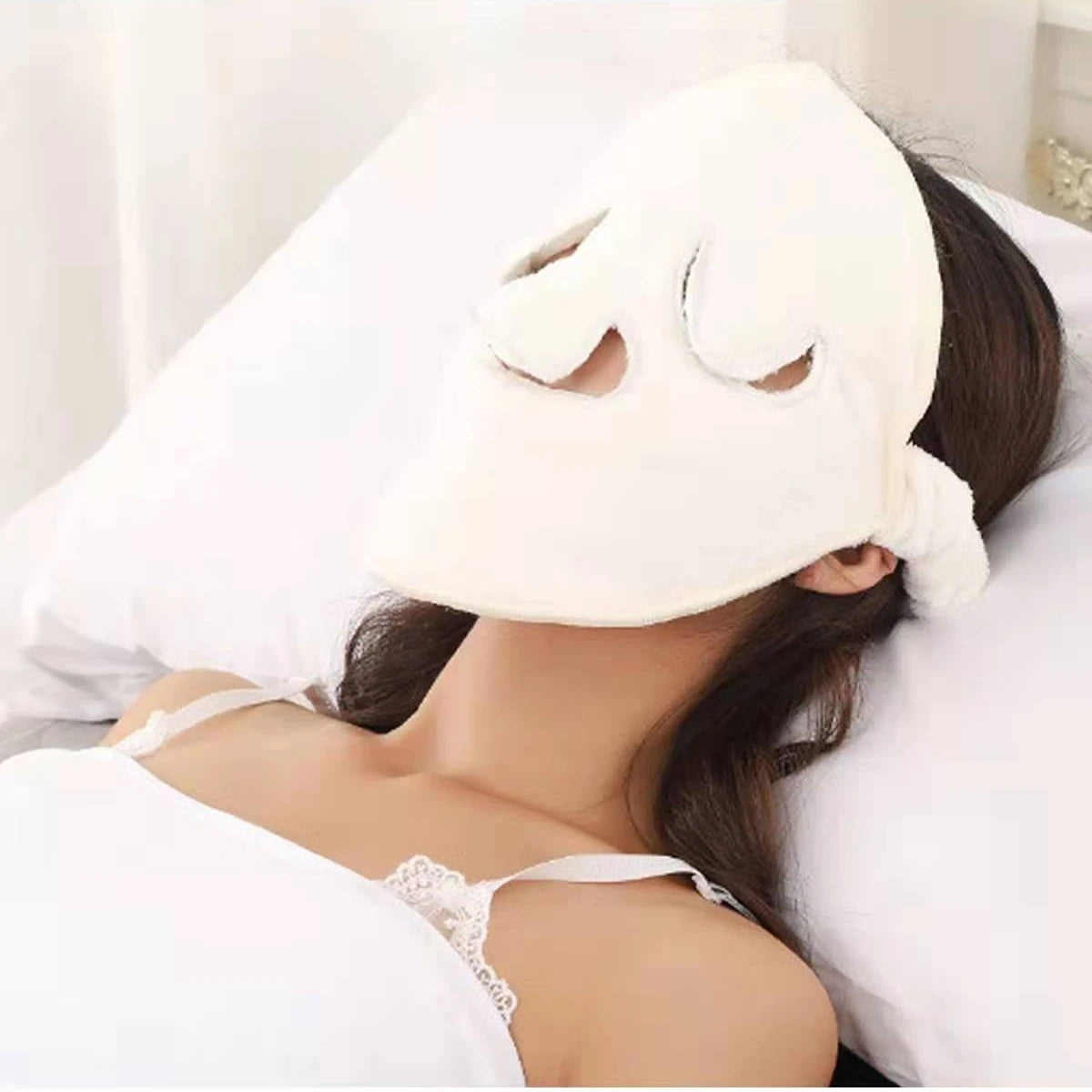 Washable Hot Cold Compress Cloth Women Facial Towels Anti Aging Moisturizing Skin Care Face Towel