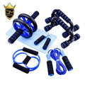 CHENGMO SPORTS Factory Price Home Gym Fitness Ab Wheel Roller Set with Hand Gripper Push up Stand Jump Rope for Man and Women