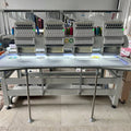 2025 YUNFU 15 12 Needle Embroidery Machine 4 -Head Computerized for Cap T-Shirt Finished Garment Flat Socks Embroidery
