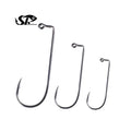 Topline Tackle MEIRUN Assist Hook Jig T611 1X 8#-6/0# Carbon Steel and Stainless Steel Barbed Fishing Hook Rustproof