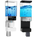 Plastic Eco-Friendly 700mL Wall Mounted Automatic Touchless Mouthwash Dispenser with Magnetic Cups for Kids and Adults