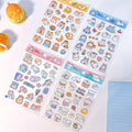 Nekoni Paper Glitter Planner Sticker Kitty Cat Dog Puppy Rabbit Bunny Hamster for Scrapbooking Sticker Sheets