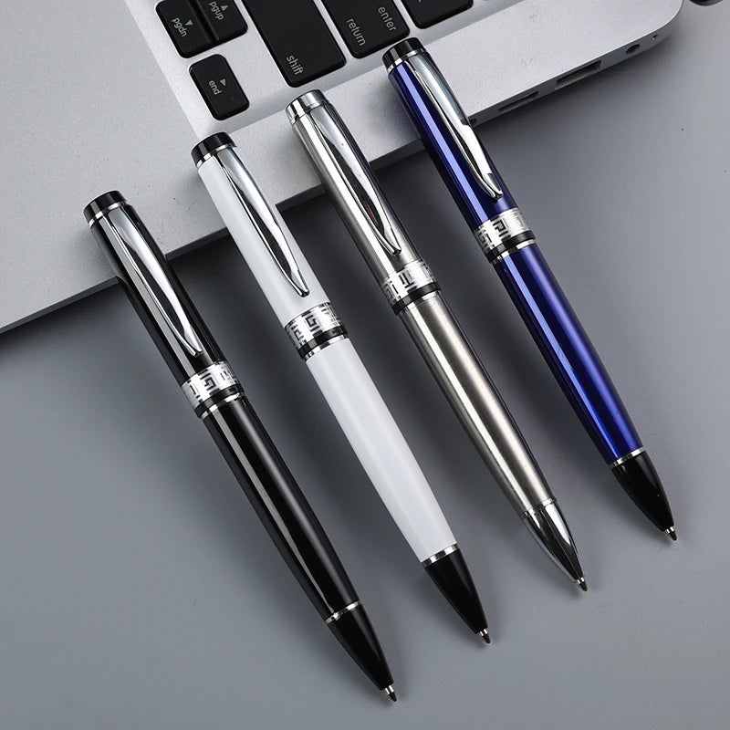 2025 New Luxury Business Gift Stainless Steel Metal Signature Parker Ink Premium Ballpoint Roller Ball Pen With Custom Logo