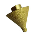 M10 Conical Diamond Abrasive Disc 50mm Diameter Fiberglass Backing Durable Rock Surface Cutting & Grinding OEM
