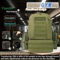 Tactical Backpack & Duffle Bag Weekender for Gym/Travel/Deployment  Waterproof Workout Duffel with MOLLE System