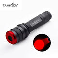 Tank007 Forensic 625nm Ir Uniform Torch Light Rechargeable CSI Led Uv Lamp Aluminum Alloy Forensic Red Light Unique Flashlight