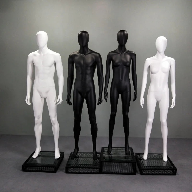 Standing Male and Female Mannequins for Sport Store